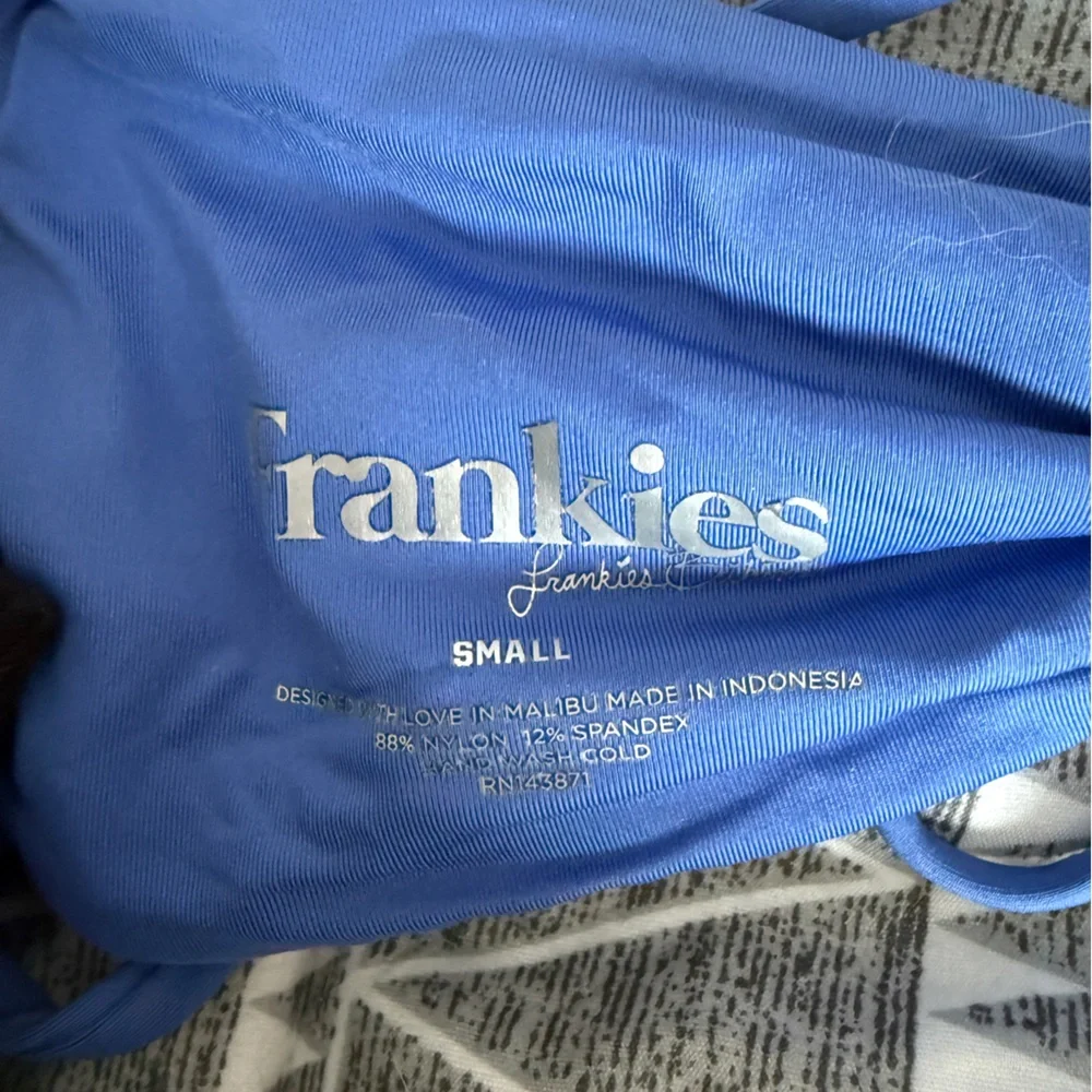 Frankie's Bikinis Vibrant Blue Set